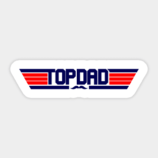 Top Dad Sticker